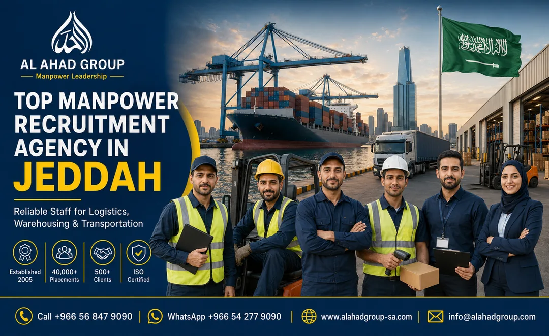 Jeddah recruitment agency team for logistics, warehouse and transportation employers