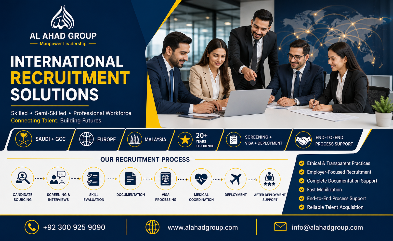 Jeddah job seeker checking official Canadian job and work permit information before applying